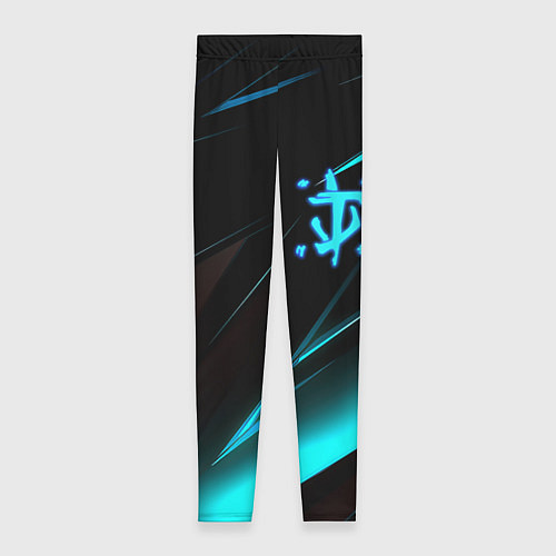 Женские легинсы Doom neon stripes / 3D-принт – фото 1