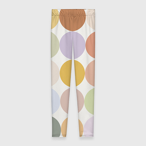 Женские легинсы Цветочный горошек / 3D-принт – фото 1