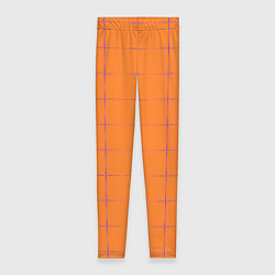 Леггинсы женские Color orange stripe, цвет: 3D-принт