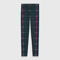 Леггинсы женские Color black stripes, цвет: 3D-принт