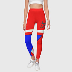 Леггинсы женские Doom star geometry, цвет: 3D-принт — фото 2