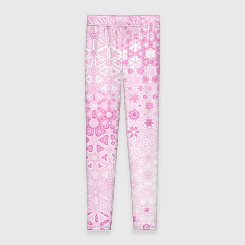 Женские легинсы Розовая метаморфоза / 3D-принт – фото 1