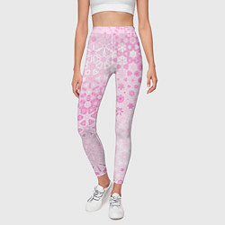 Леггинсы женские Розовая метаморфоза, цвет: 3D-принт — фото 2