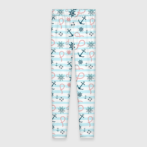 Женские легинсы Морская тема / 3D-принт – фото 1