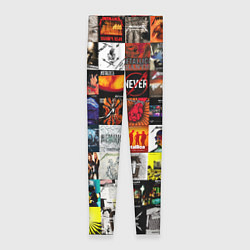 Леггинсы женские Metallica - обложки альбомов и песен, цвет: 3D-принт