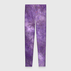 Леггинсы женские Абстракция - violet oil painting, цвет: 3D-принт