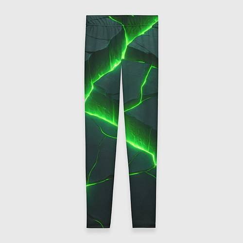 Женские легинсы Кислотный зеленый свет из плит / 3D-принт – фото 1