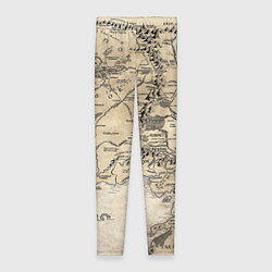 Женские легинсы Властелин колец карта