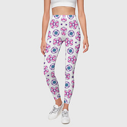 Леггинсы женские Паттерн из абстрактных цветов, цвет: 3D-принт — фото 2