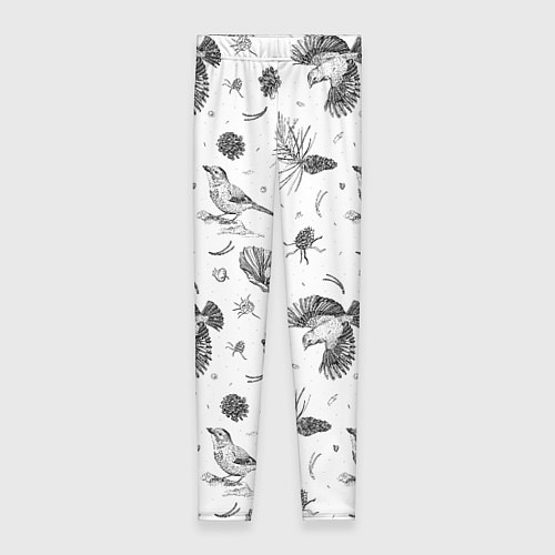Женские легинсы Сойка в Бузулукском бору / 3D-принт – фото 1