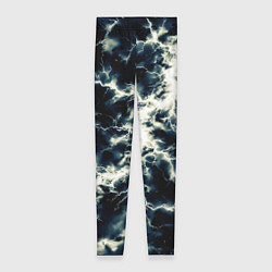 Леггинсы женские Чёрно-синий разряд абстракция, цвет: 3D-принт