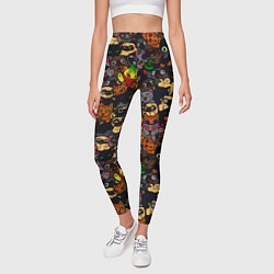 Леггинсы женские Paw, цвет: 3D-принт — фото 2