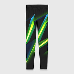 Женские легинсы Geometric neon
