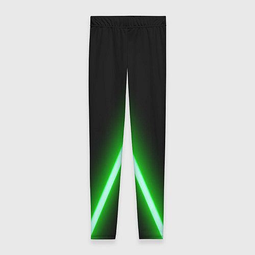 Женские легинсы Color neon green / 3D-принт – фото 1