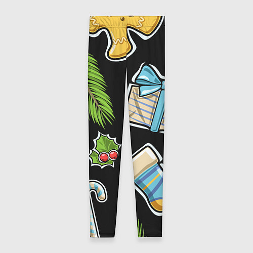 Женские легинсы Christmas soul / 3D-принт – фото 1