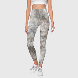 Леггинсы женские Абстракция - gray limestone, цвет: 3D-принт — фото 2