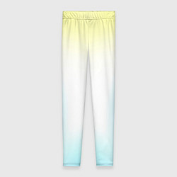 Женские легинсы Color yellow blue white