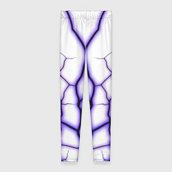 Женские легинсы Color white purple