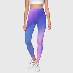 Леггинсы женские Color multicolored gradient, цвет: 3D-принт — фото 2