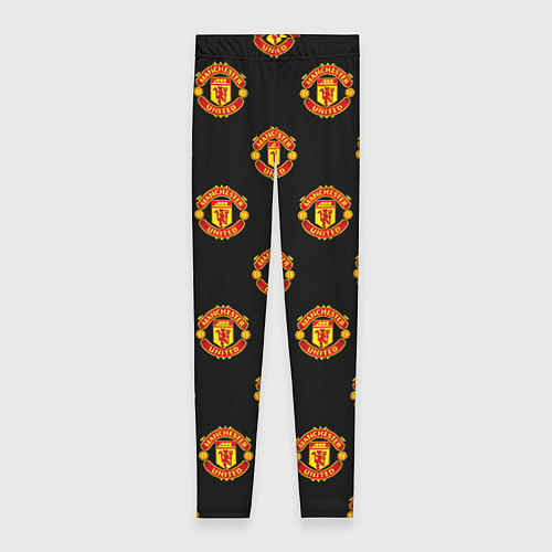 Женские легинсы Manchester United Pattern / 3D-принт – фото 1