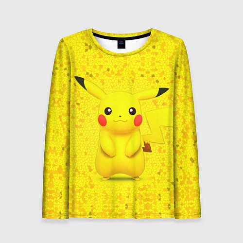 Женский лонгслив Pikachu / 3D-принт – фото 1