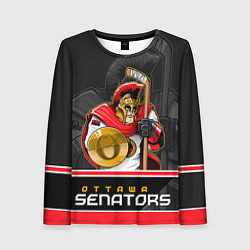 Лонгслив женский Ottawa Senators, цвет: 3D-принт