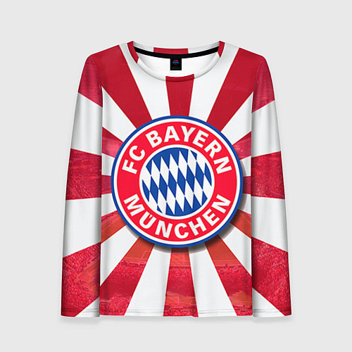 Женский лонгслив FC Bayern / 3D-принт – фото 1
