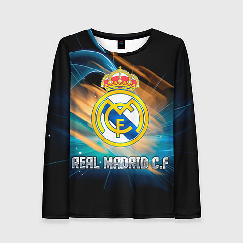 Женский лонгслив Real Madrid / 3D-принт – фото 1