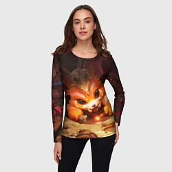 Лонгслив женский Gnar, цвет: 3D-принт — фото 2