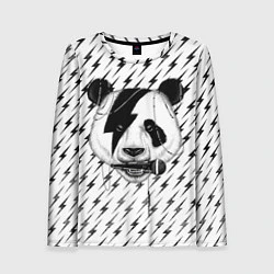 Лонгслив женский Панда вокалист, цвет: 3D-принт