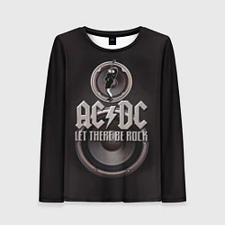 Женский лонгслив AC/DC: Let there be rock