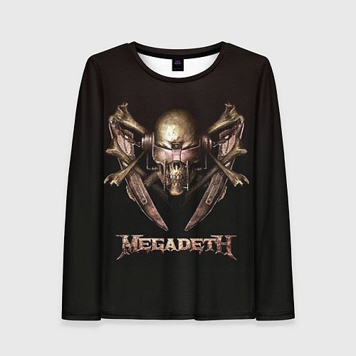 Женский лонгслив Megadeth / 3D-принт – фото 1