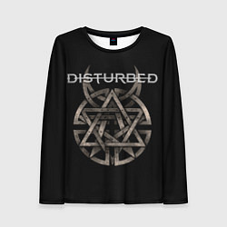 Лонгслив женский Disturbed Logo, цвет: 3D-принт