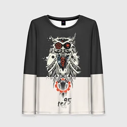 Лонгслив женский TDD Owl 95, цвет: 3D-принт