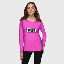 Лонгслив женский Barbie, цвет: 3D-принт — фото 2