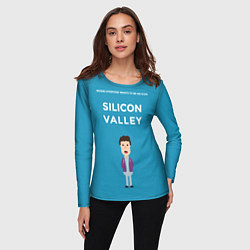 Лонгслив женский Silicon Valley, цвет: 3D-принт — фото 2