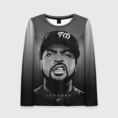 Женский лонгслив Ice Cube: Gangsta / 3D-принт – фото 1