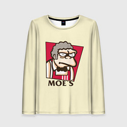 Лонгслив женский Moe's KFC, цвет: 3D-принт