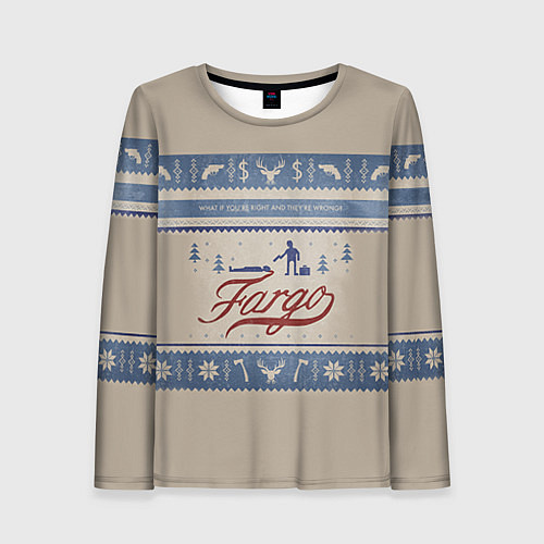 Женский лонгслив Fargo Winter / 3D-принт – фото 1