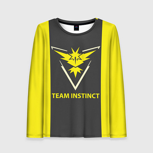 Женский лонгслив Team instinct / 3D-принт – фото 1