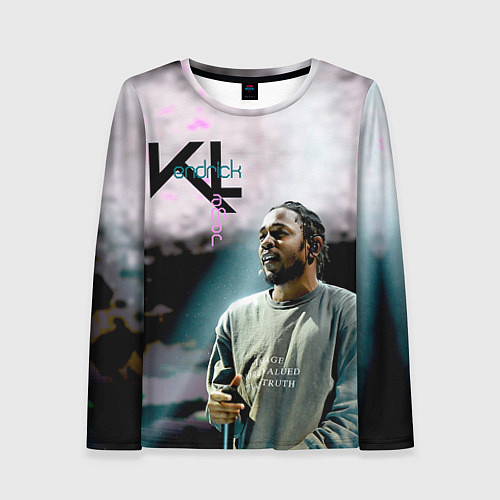 Женский лонгслив KL: Kendrick Lamar / 3D-принт – фото 1