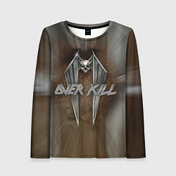 Женский лонгслив Overkill: Metal Skull