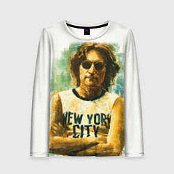 Лонгслив женский John Lennon: New York, цвет: 3D-принт