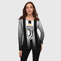 Лонгслив женский Juventus FC: New logo, цвет: 3D-принт — фото 2