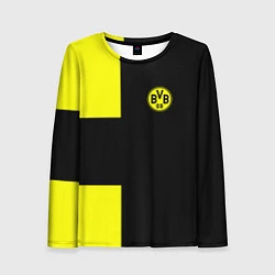 Лонгслив женский BVB FC: Black style, цвет: 3D-принт