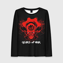 Женский лонгслив Gears of War: Red Skull