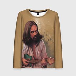 Лонгслив женский George Harrison: Guitarist, цвет: 3D-принт