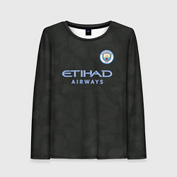 Женский лонгслив Man City FC: Black 17/18