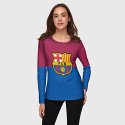 Лонгслив женский Barcelona FC: Duo Color, цвет: 3D-принт — фото 2