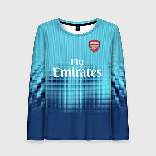 Женский лонгслив Arsenal FC: Blue Away 17/18 / 3D-принт – фото 1